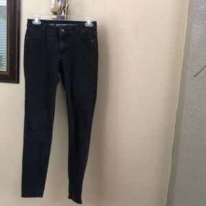 Old Navy Pale Black Super Skinny Midrise Jeans